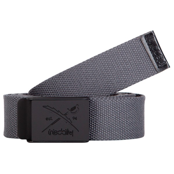 Iriedaily - Flag Rubber Belt - Gürtel Gr One Size grau von Iriedaily