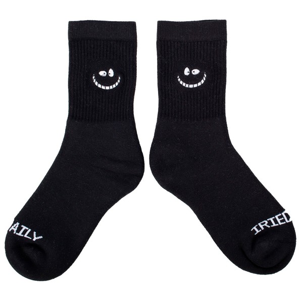 Iriedaily - Grin Cat Sock - Multifunktionssocken Gr M schwarz von Iriedaily