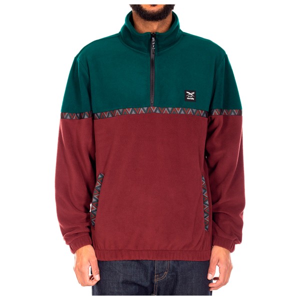 Iriedaily - Monte Noe Troyer - Fleecepullover Gr L rot von Iriedaily