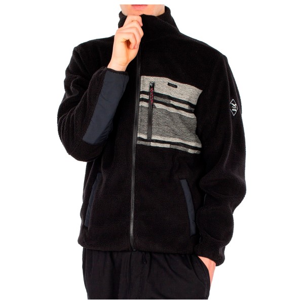 Iriedaily - Wonderer Track Jacket - Fleecejacke Gr L schwarz von Iriedaily