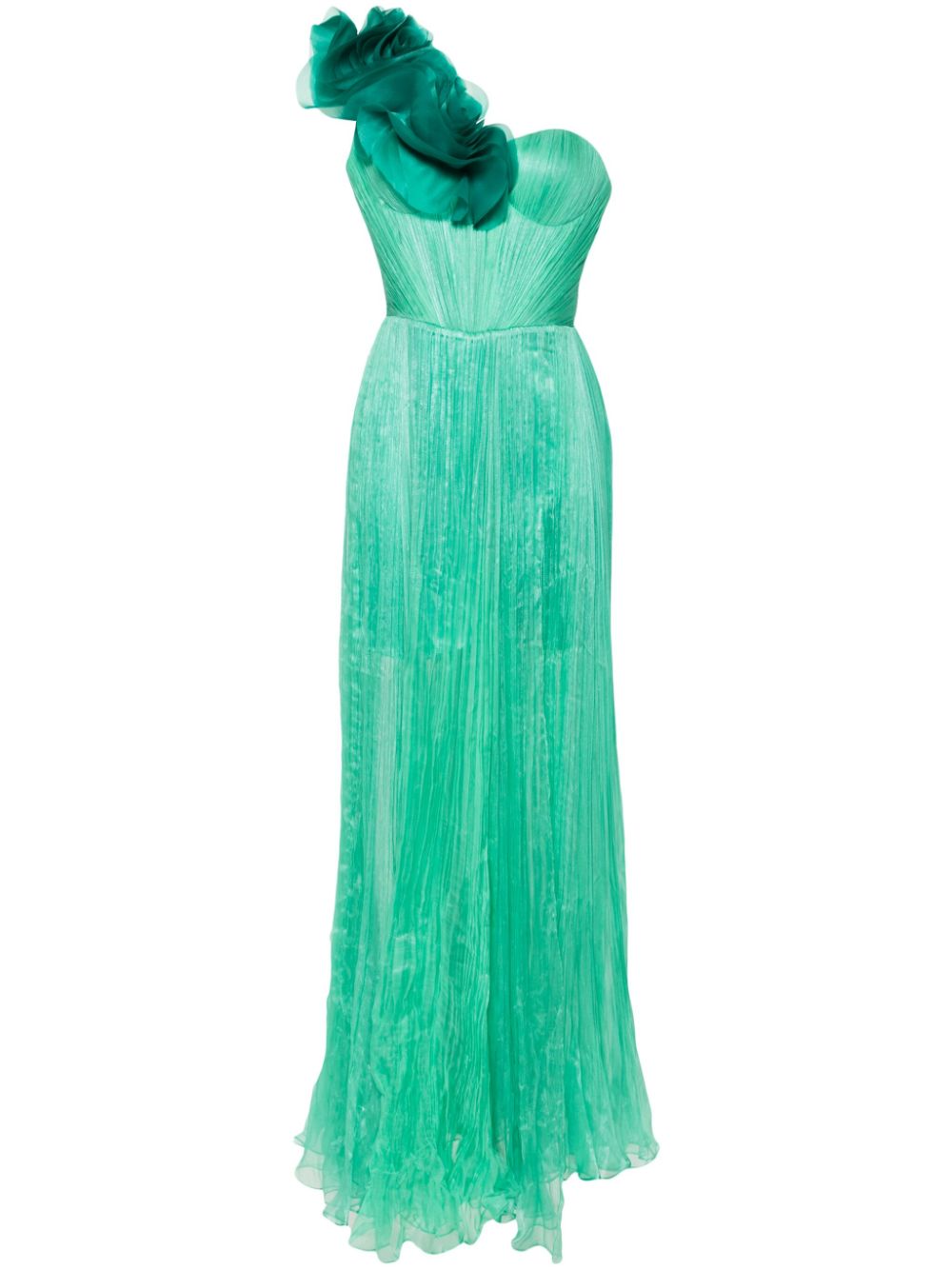 Iris Serban Angelina one-shoulder gown - Green von Iris Serban