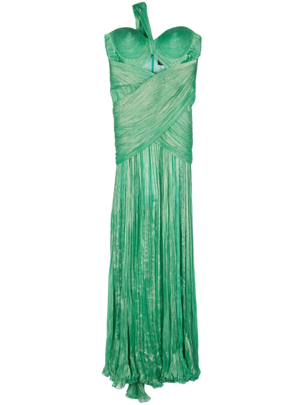 Iris Serban Eva silk maxi dress - Green von Iris Serban