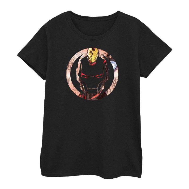 Iron Man - TShirt, für Damen, Schwarz, Größe L von Iron Man