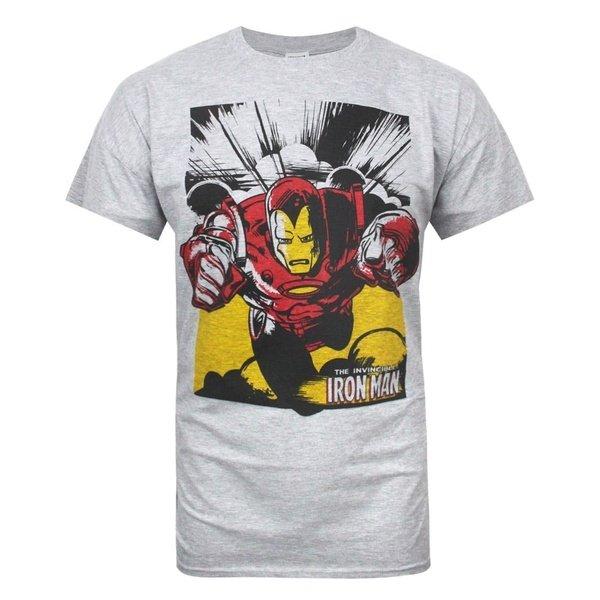 Iron Man - TShirt, für Herren, Grau, Größe S von Iron Man