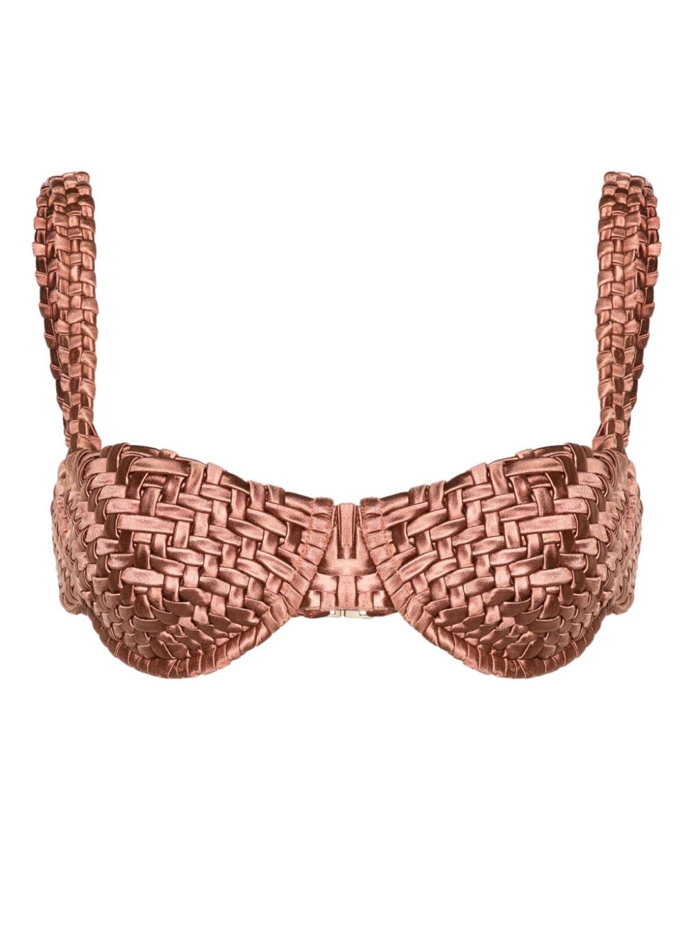 Isa Boulder Chevronweave bikini top - Pink von Isa Boulder