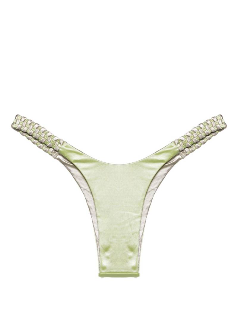 Isa Boulder Highweave reversible bikini bottoms - Green von Isa Boulder