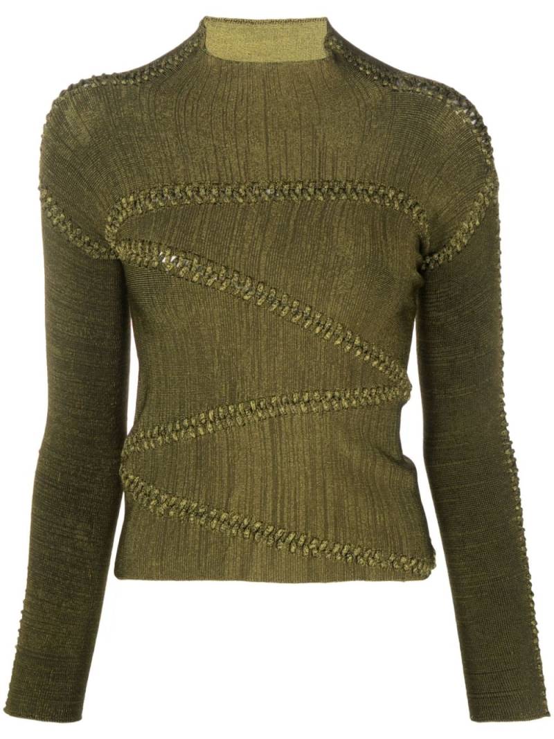 Isa Boulder Jigsaw long-sleeve top - Green von Isa Boulder