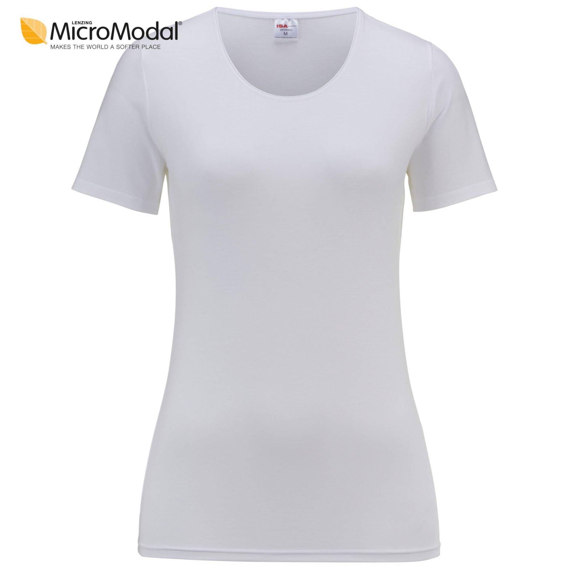 ISA Bodywear Rundhalsshirt »4014, kurzarm - Cotton Modal« von ISA Bodywear