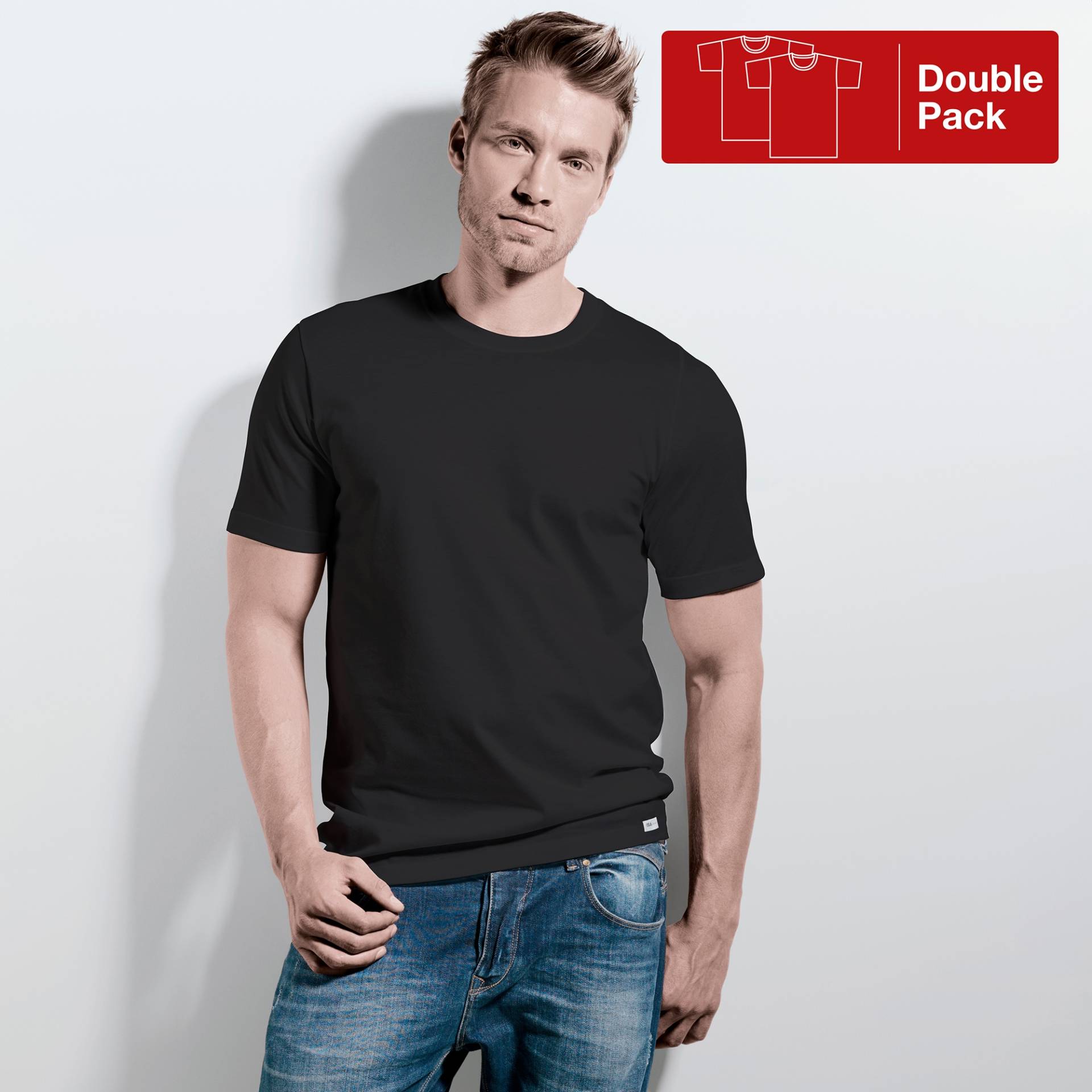 ISA Bodywear Rundhalsshirt »315133 Shirt kurzarm«, (2 tlg., 2er-Pack) von ISA Bodywear