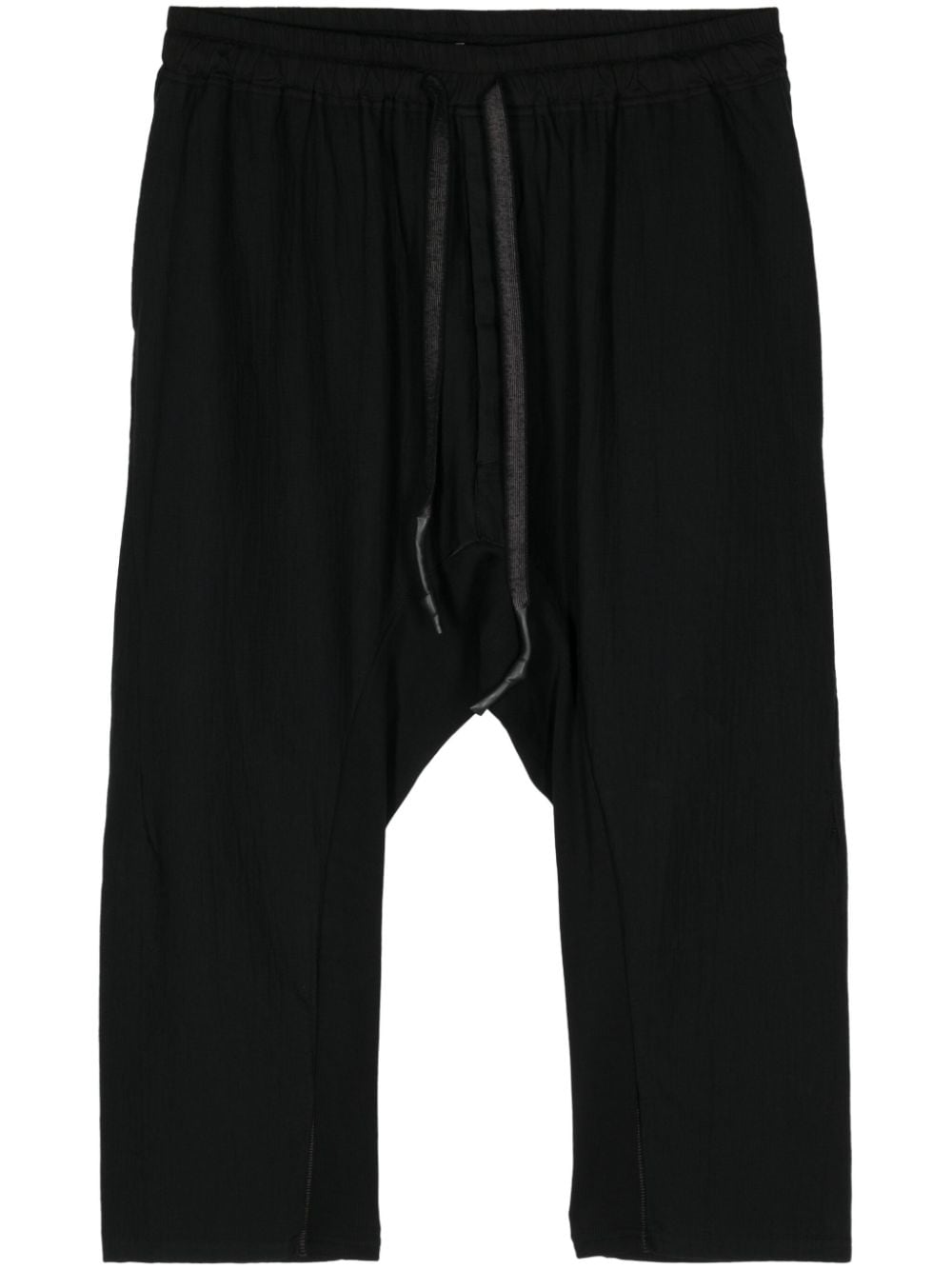 Isaac Sellam Experience cotton jersey drop-crotch trousers - Black von Isaac Sellam Experience