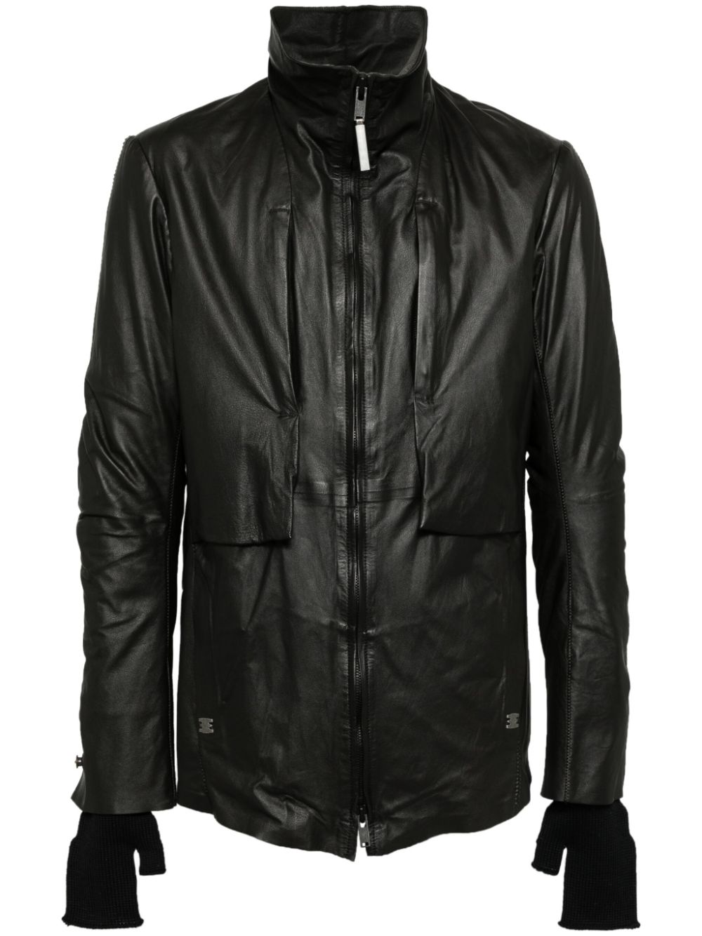 Isaac Sellam Experience disruptif leather jacket - Black von Isaac Sellam Experience