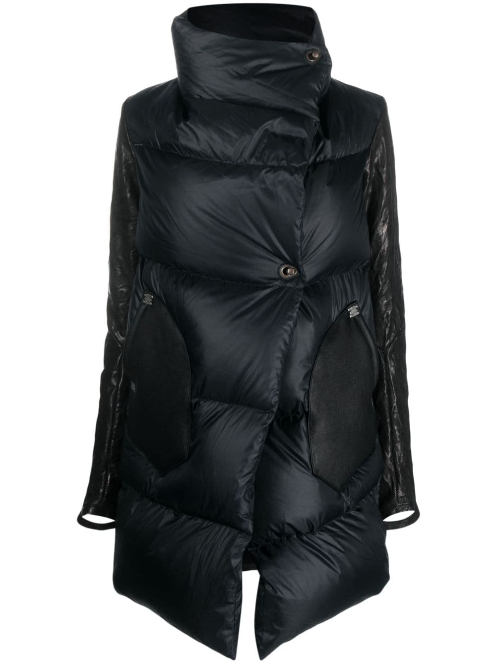 Isaac Sellam Experience lock-fastening quilted down jacket - Black von Isaac Sellam Experience