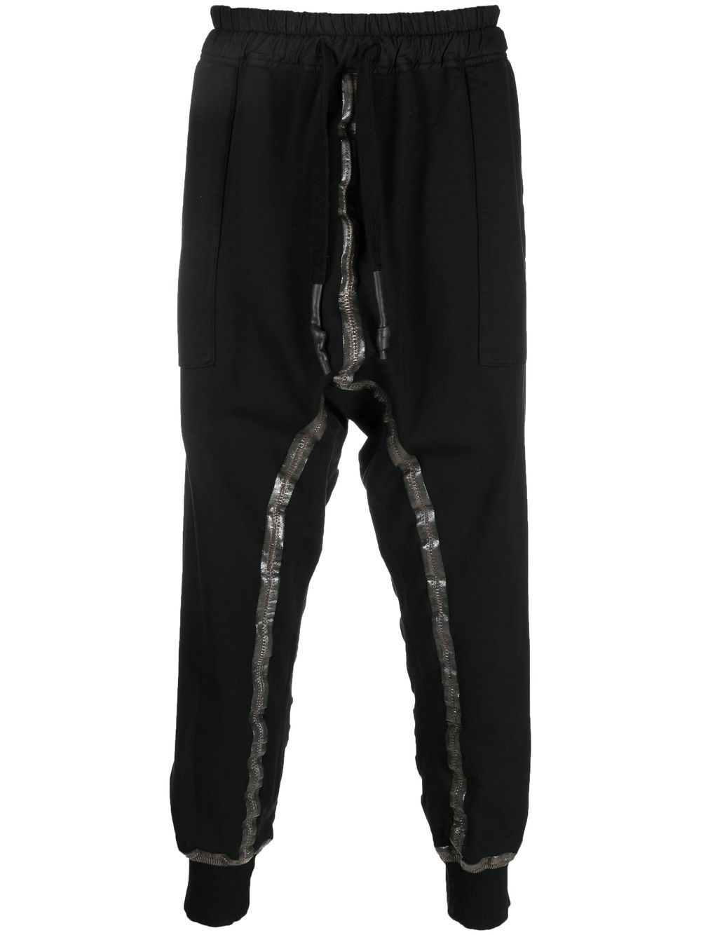 Isaac Sellam Experience organic-cotton track pants - Black von Isaac Sellam Experience