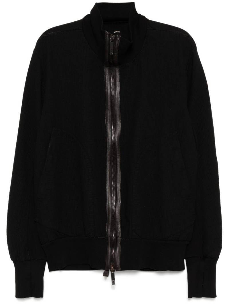 Isaac Sellam Experience stripe bomber jacket - Black von Isaac Sellam Experience