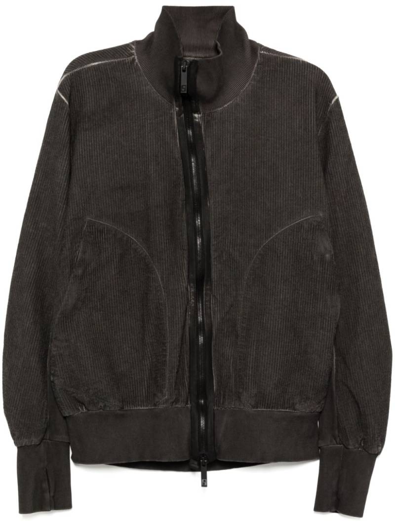 Isaac Sellam Experience stripe bomber jacket - Grey von Isaac Sellam Experience