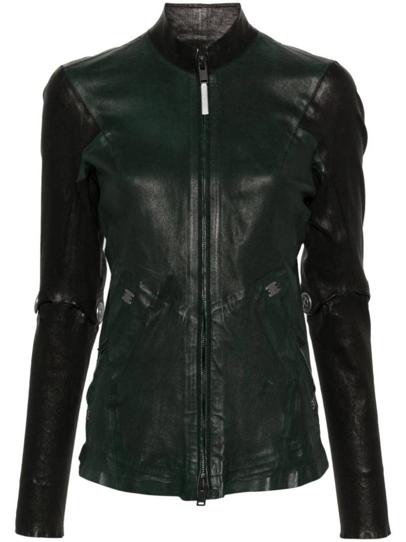 Isaac Sellam Experience two-tone leather jacket - Black von Isaac Sellam Experience