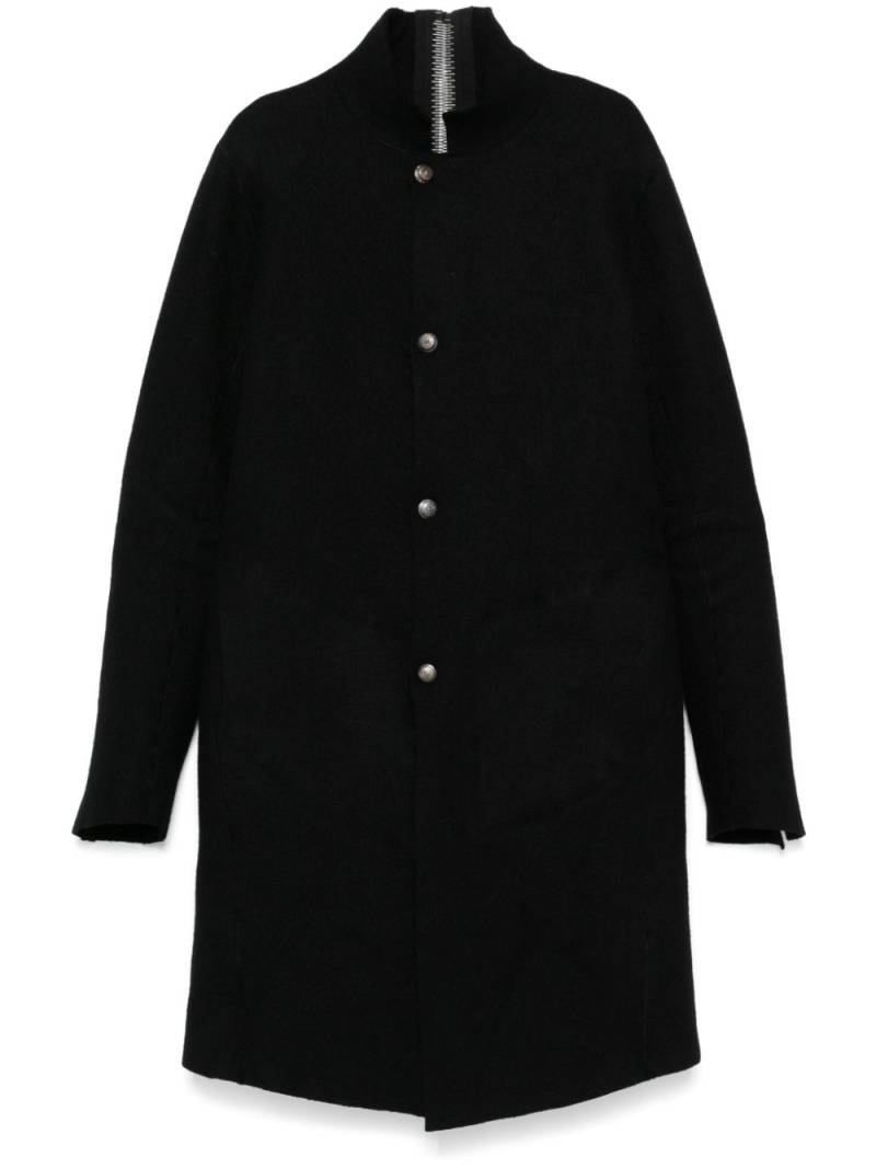 Isaac Sellam Experience zip-detailed coat - Black von Isaac Sellam Experience