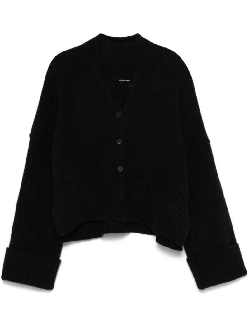 Isabel Benenato drop-shoulder cardigan - Black von Isabel Benenato