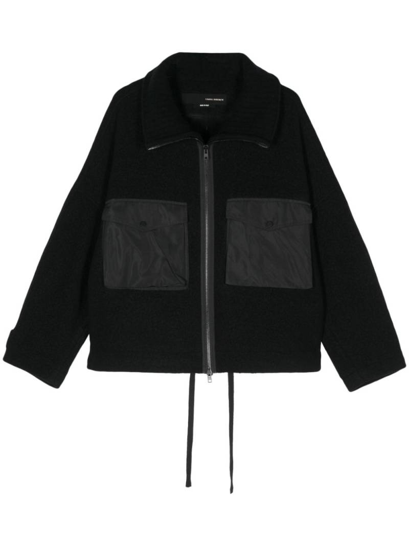 Isabel Benenato fleece jacket - Black von Isabel Benenato