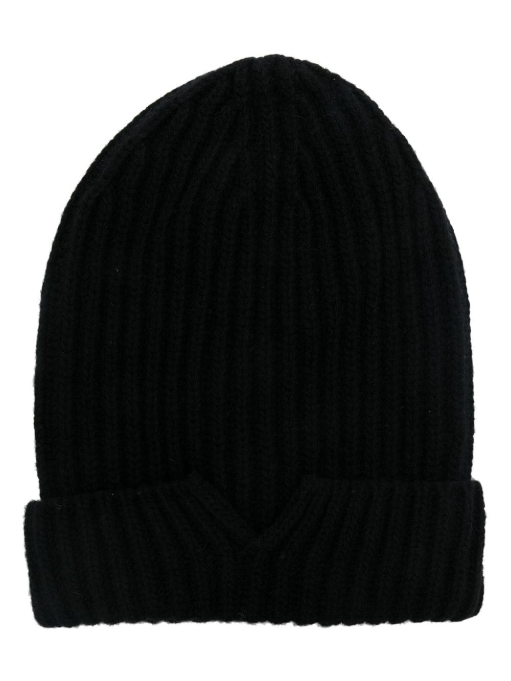 Isabel Benenato ribbed-knit beanie - Black von Isabel Benenato