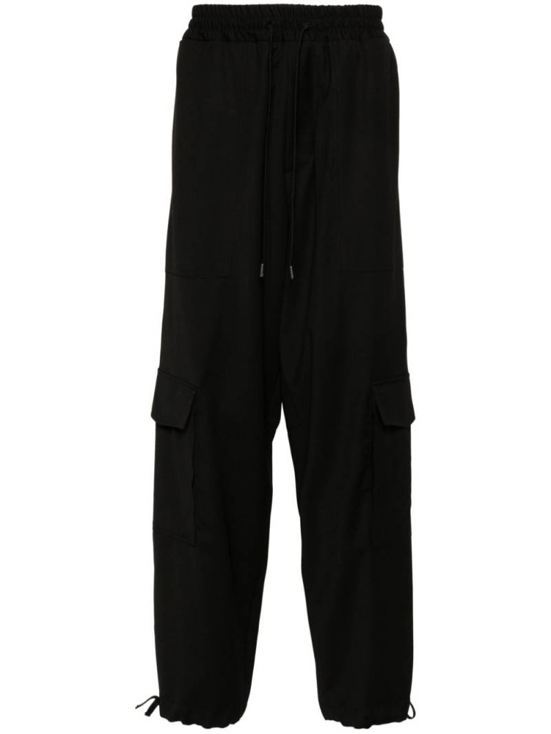 Isabel Benenato technical cotton trousers - Black von Isabel Benenato