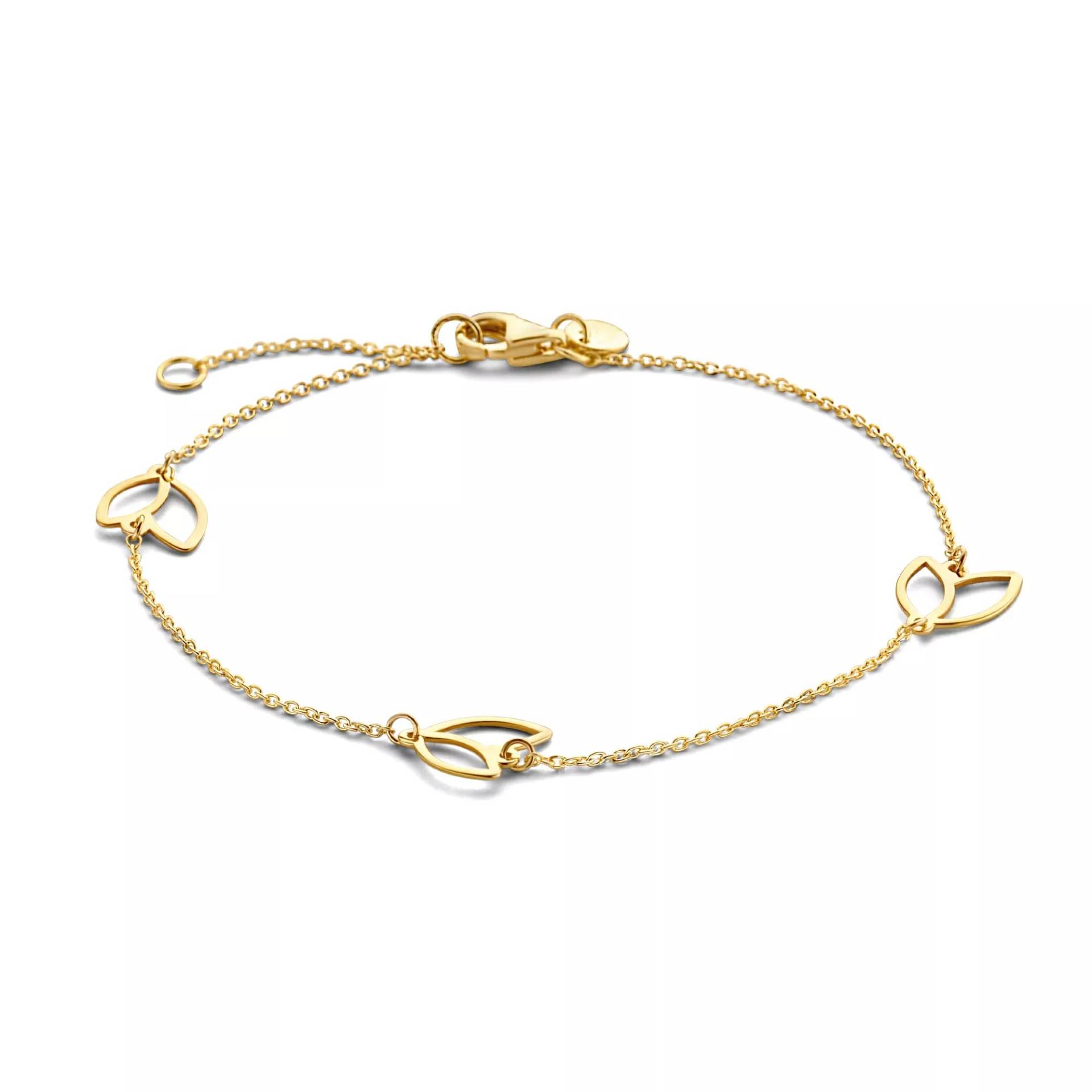 Isabel Bernard Armbanduhr - Isabel Bernard Belleville damen Armband 585 Gold I - Gr. ONE SIZE - in Gold - für Damen von Isabel Bernard