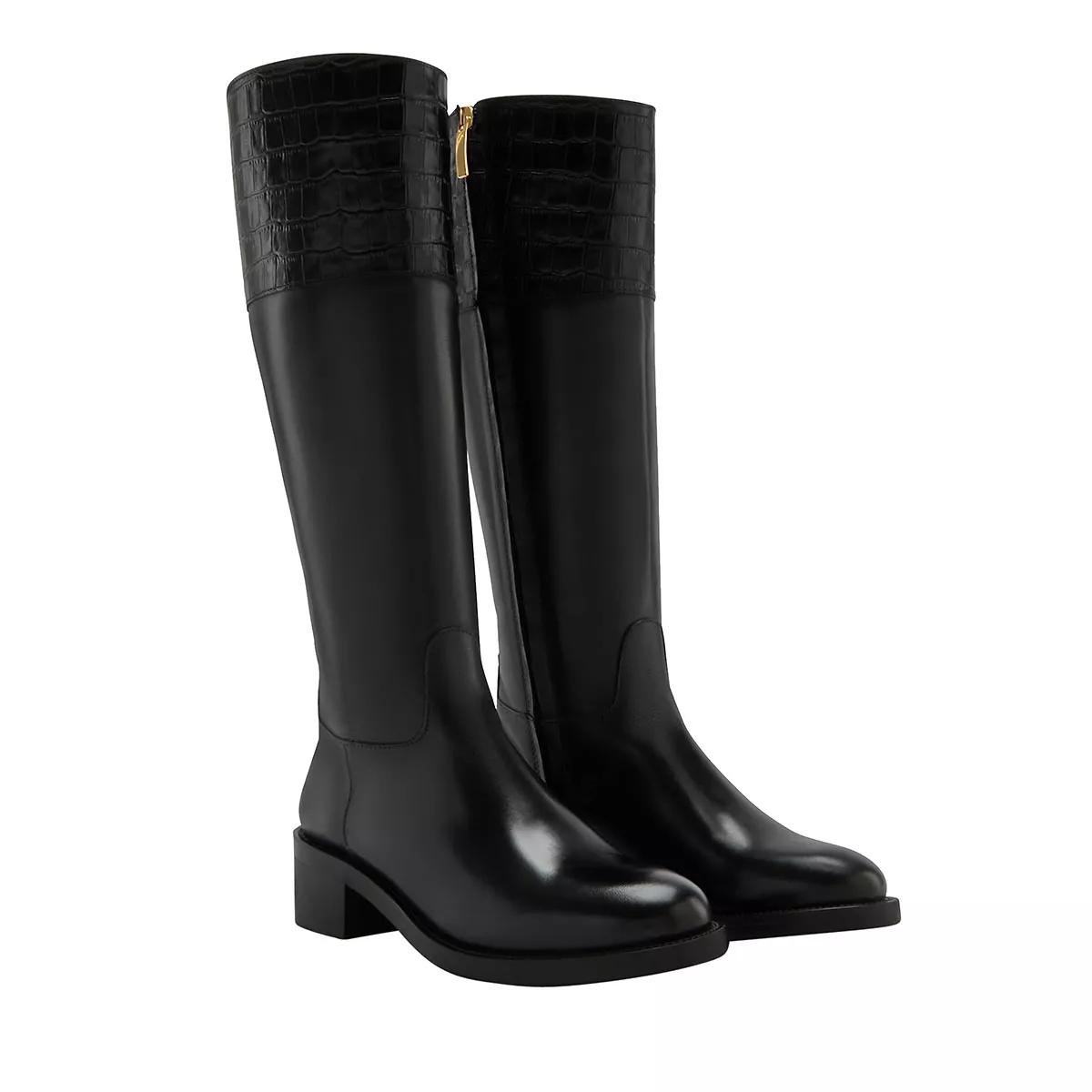 Isabel Bernard Boots & Stiefeletten - Vendôme Iris Calfskin Leather Boots - Gr. 37 (EU) - in Schwarz - für Damen von Isabel Bernard