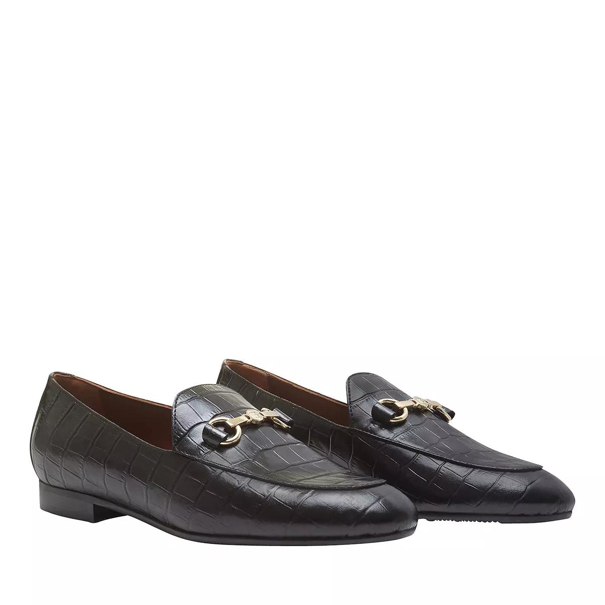 Isabel Bernard Loafers & Ballerinas - Vendôme Fleur Calfskin Leather Loafers - Gr. 37 (EU) - in Schwarz - für Damen von Isabel Bernard