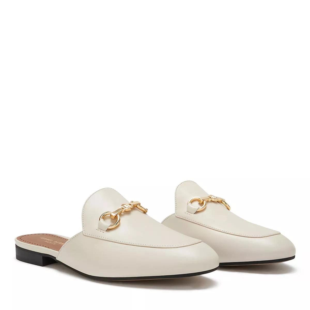 Isabel Bernard Loafers & Ballerinas - Vendôme Fleur calfskin leather slipper loafers - Gr. 36 (EU) - in Beige - für Damen von Isabel Bernard