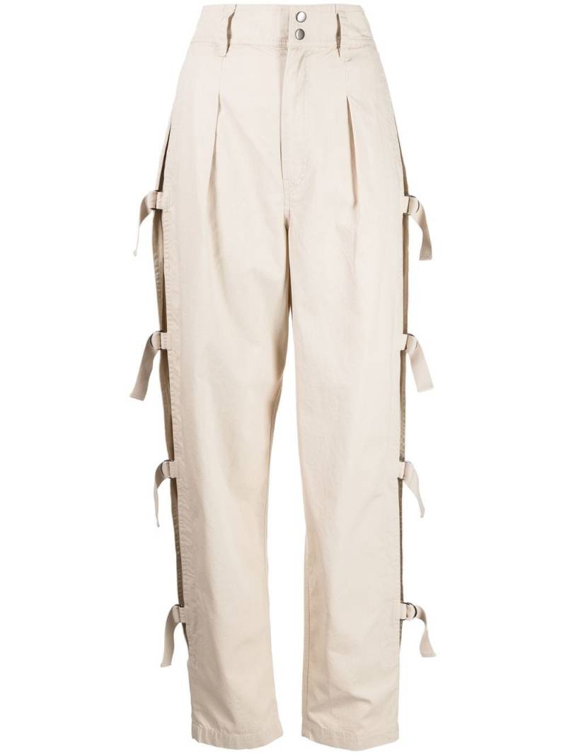 MARANT ÉTOILE Keowina tapered-leg trousers - Neutrals von MARANT ÉTOILE