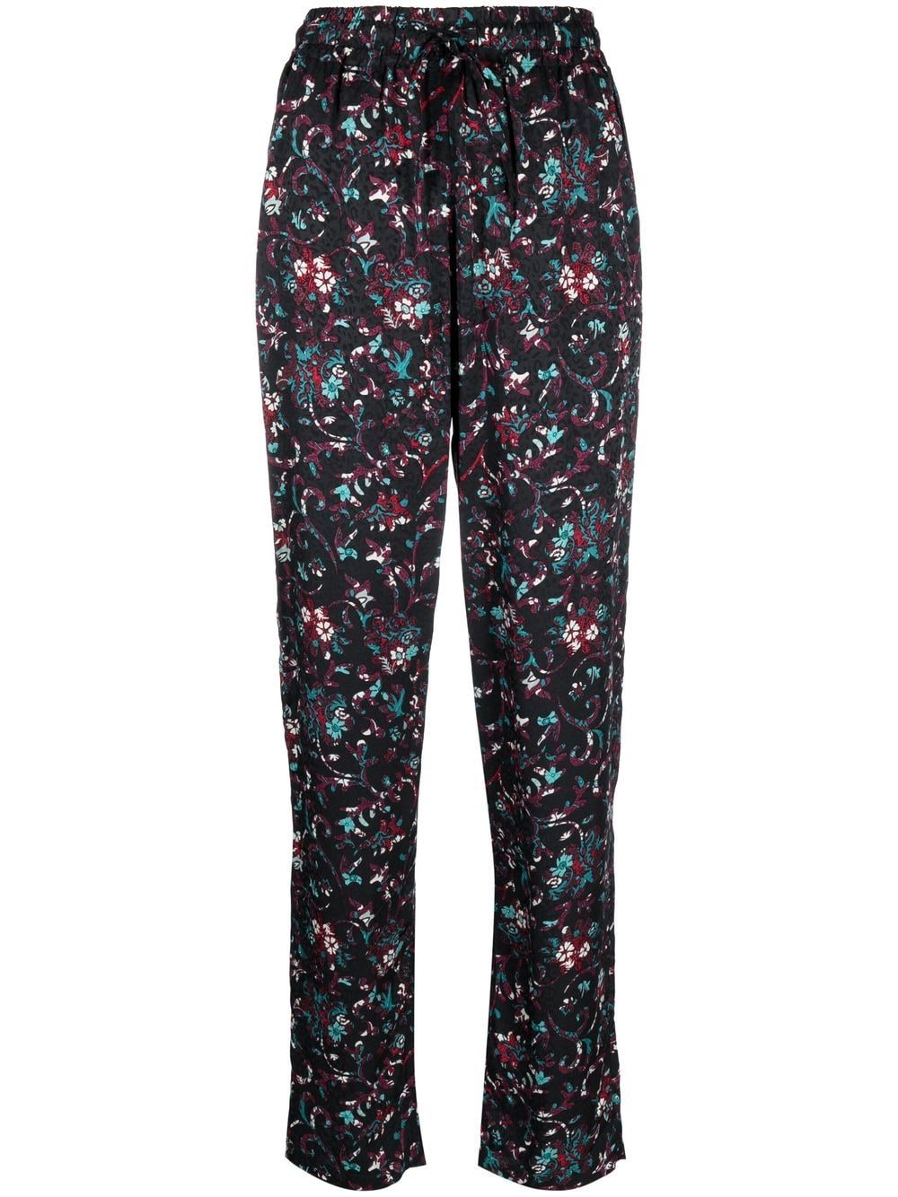 MARANT ÉTOILE all-over floral print trousers - Black von MARANT ÉTOILE