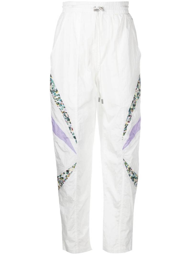 MARANT ÉTOILE contrast-panel drawstring trousers - White von MARANT ÉTOILE