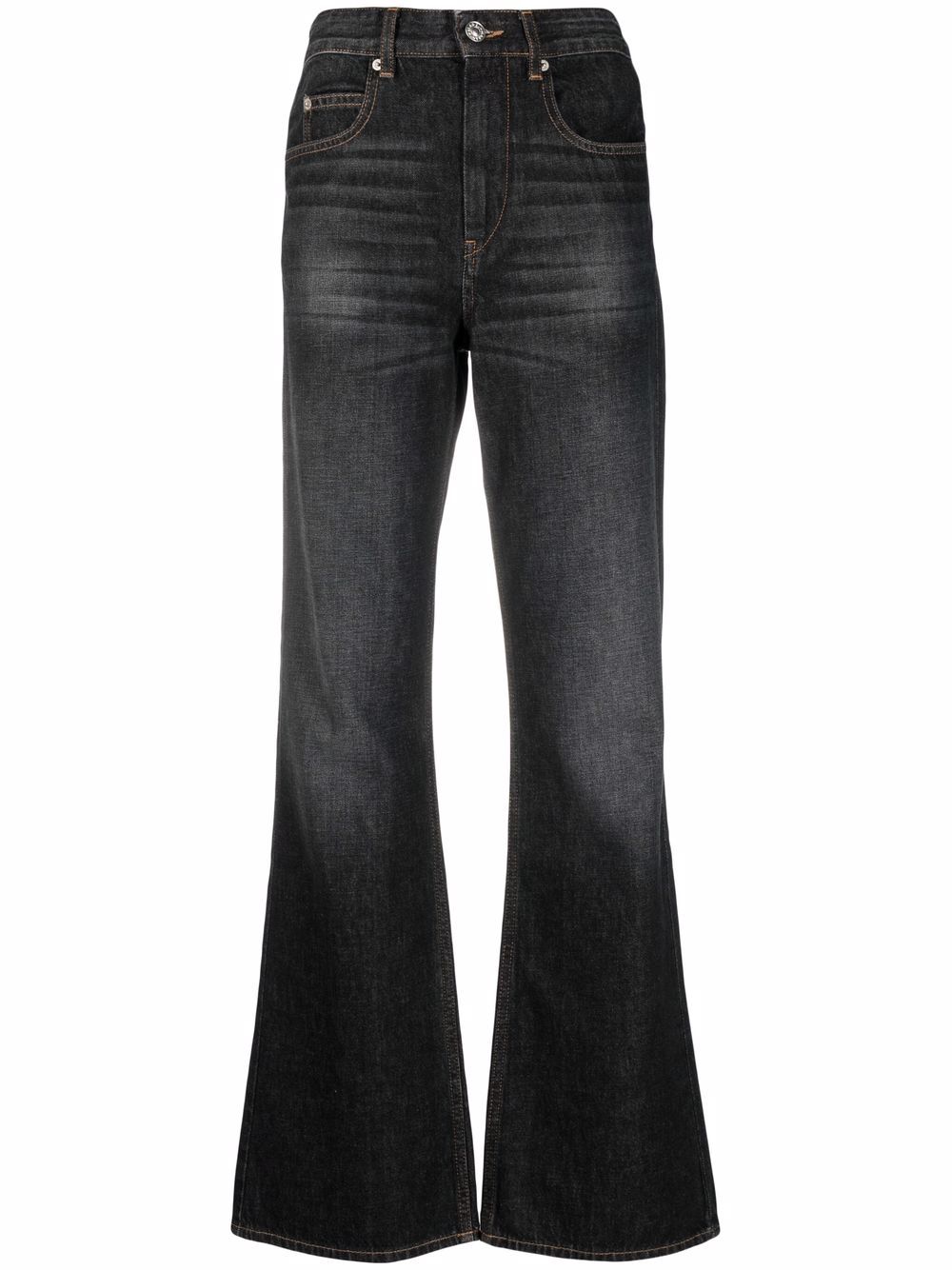 MARANT ÉTOILE flared-leg jeans - Black von MARANT ÉTOILE