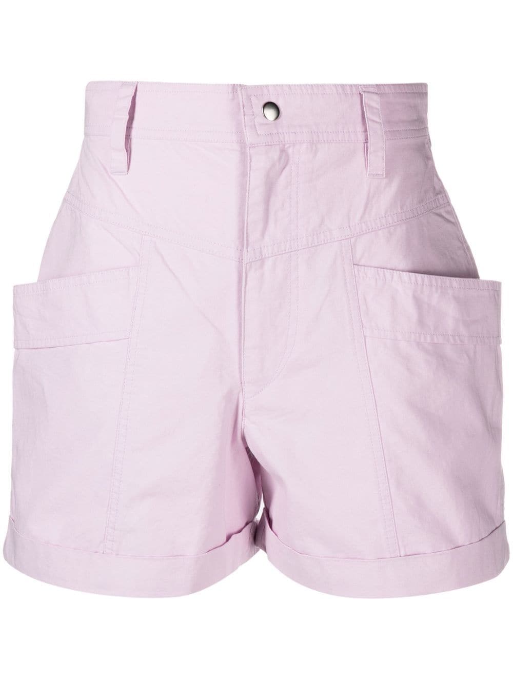 MARANT ÉTOILE high-waisted shorts - Purple von MARANT ÉTOILE