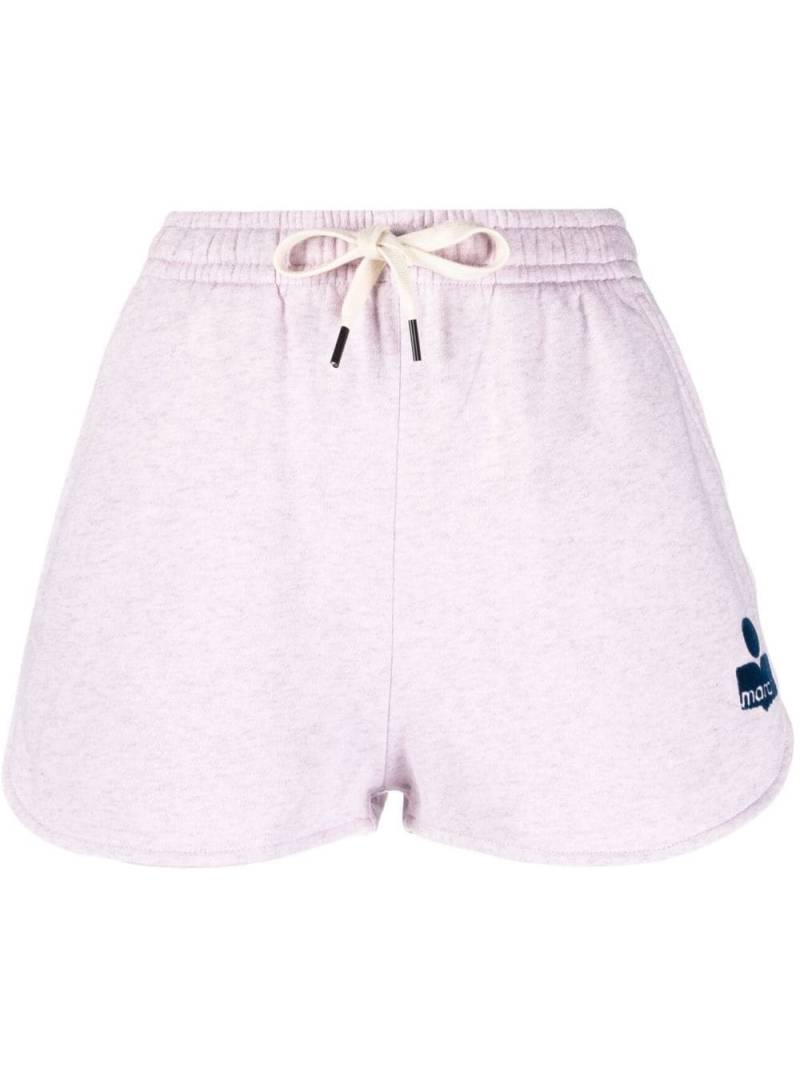 MARANT ÉTOILE logo-embroidered shorts - Pink von MARANT ÉTOILE