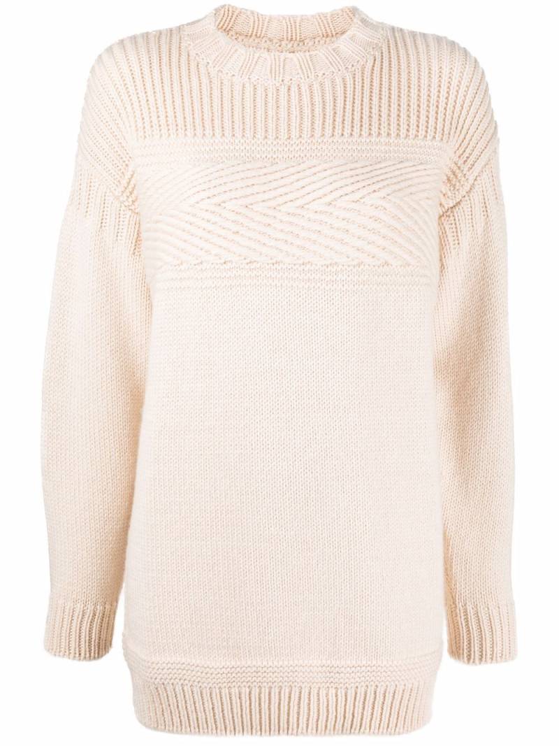 MARANT ÉTOILE ribbed detail jumper - Neutrals von MARANT ÉTOILE