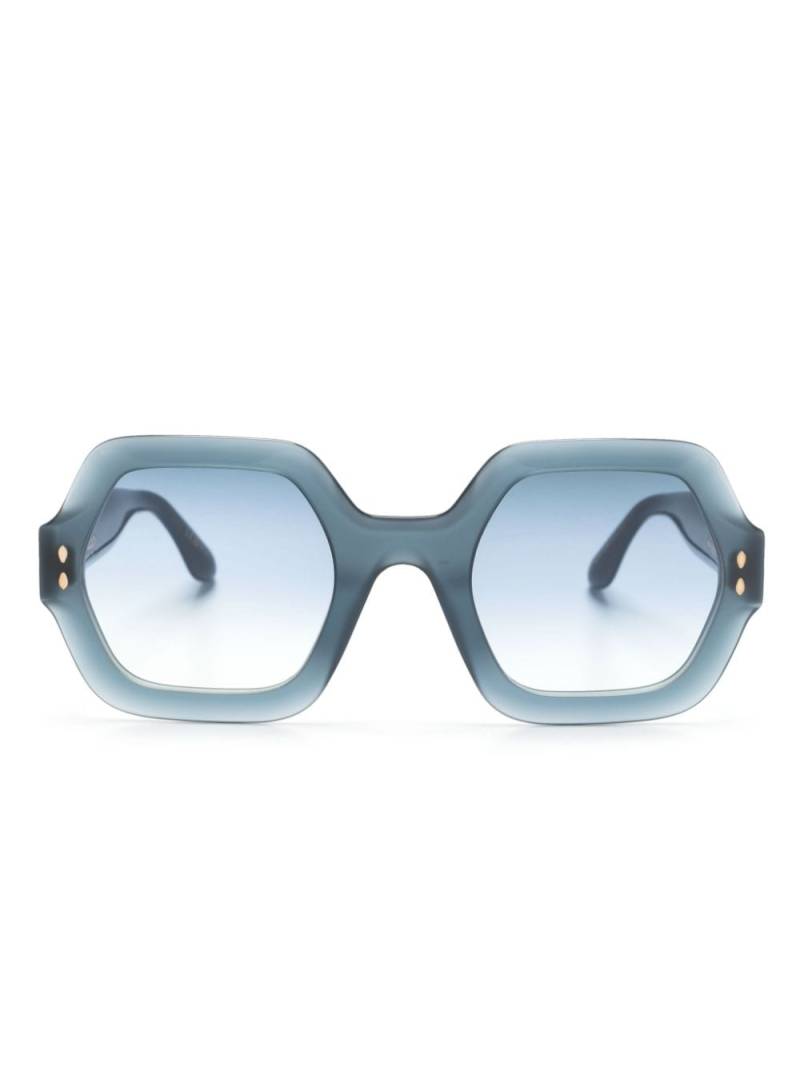 Isabel Marant Eyewear Ely hexagonal-frame sunglasses - Blue von Isabel Marant Eyewear