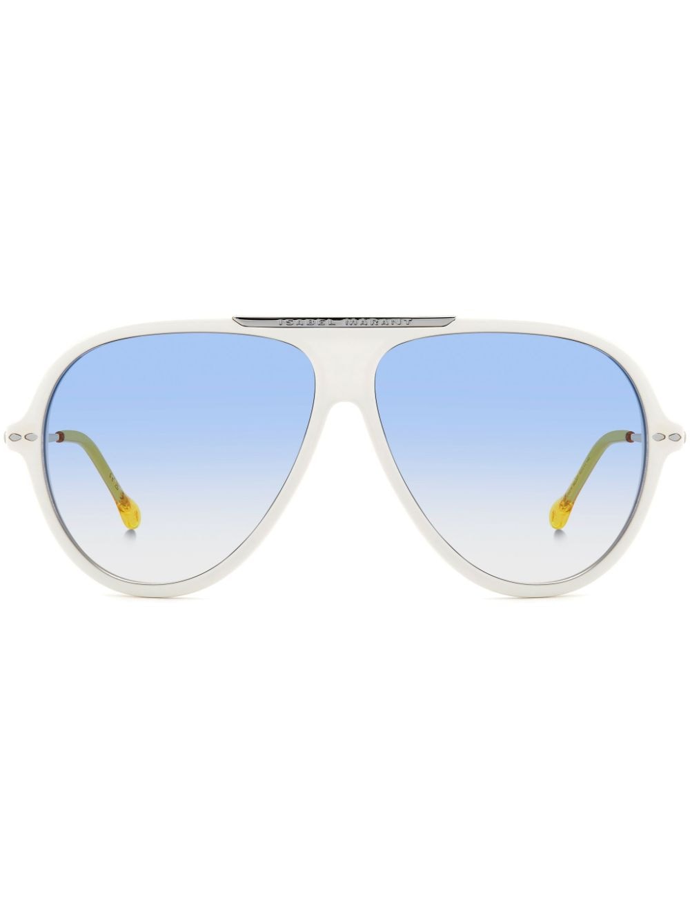 Isabel Marant Eyewear Hera pilot-frame sunglasses - White von Isabel Marant Eyewear