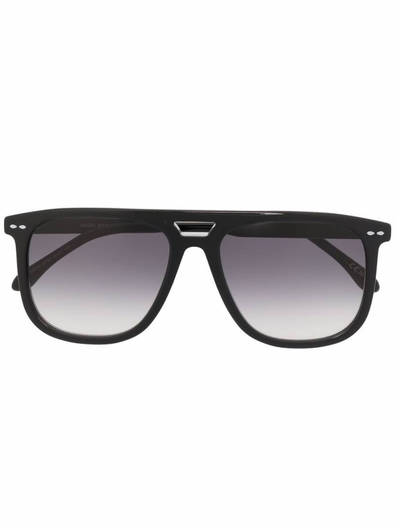 Isabel Marant Eyewear IM0007S Pilot Sunglasses - Black von Isabel Marant Eyewear