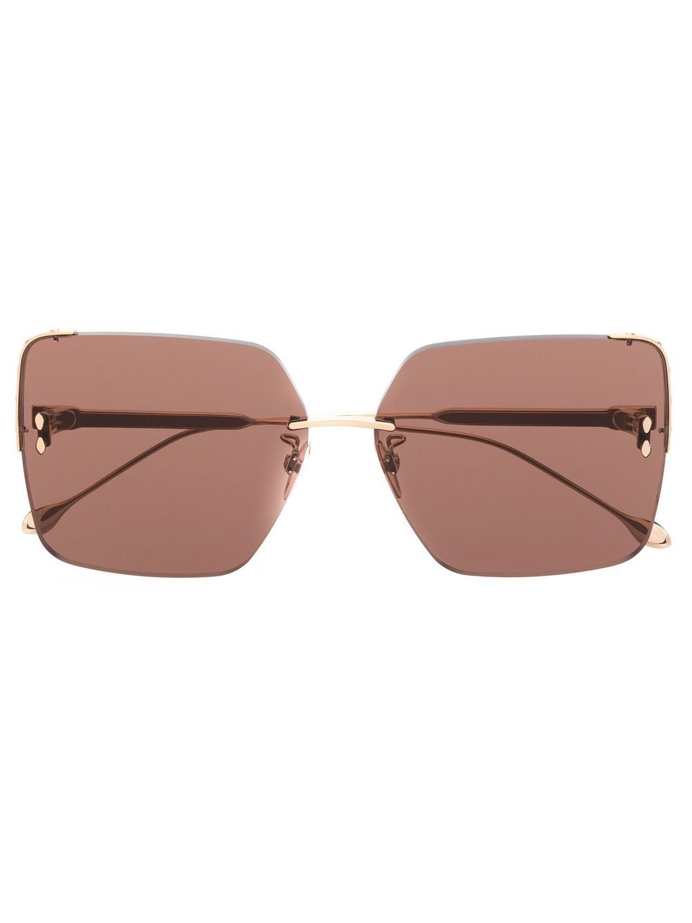 Isabel Marant Eyewear IM0081S Rimless Sunglasses - Gold von Isabel Marant Eyewear