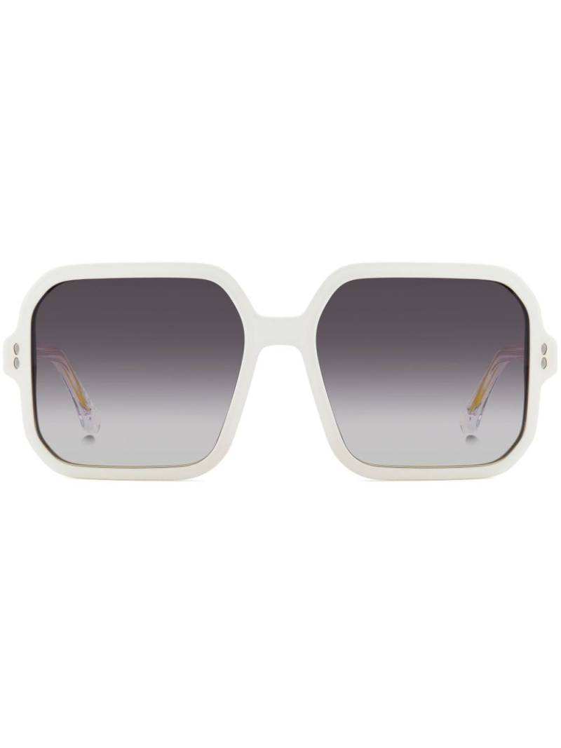 Isabel Marant Eyewear Livia square-frame sunglasses - White von Isabel Marant Eyewear