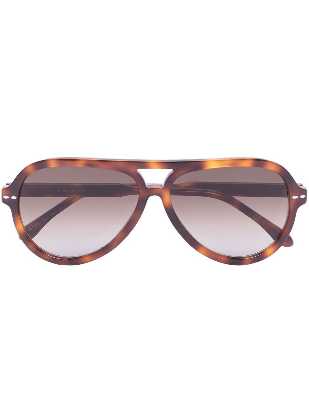 Isabel Marant Eyewear Naya pilot-frame sunglasses - Brown von Isabel Marant Eyewear