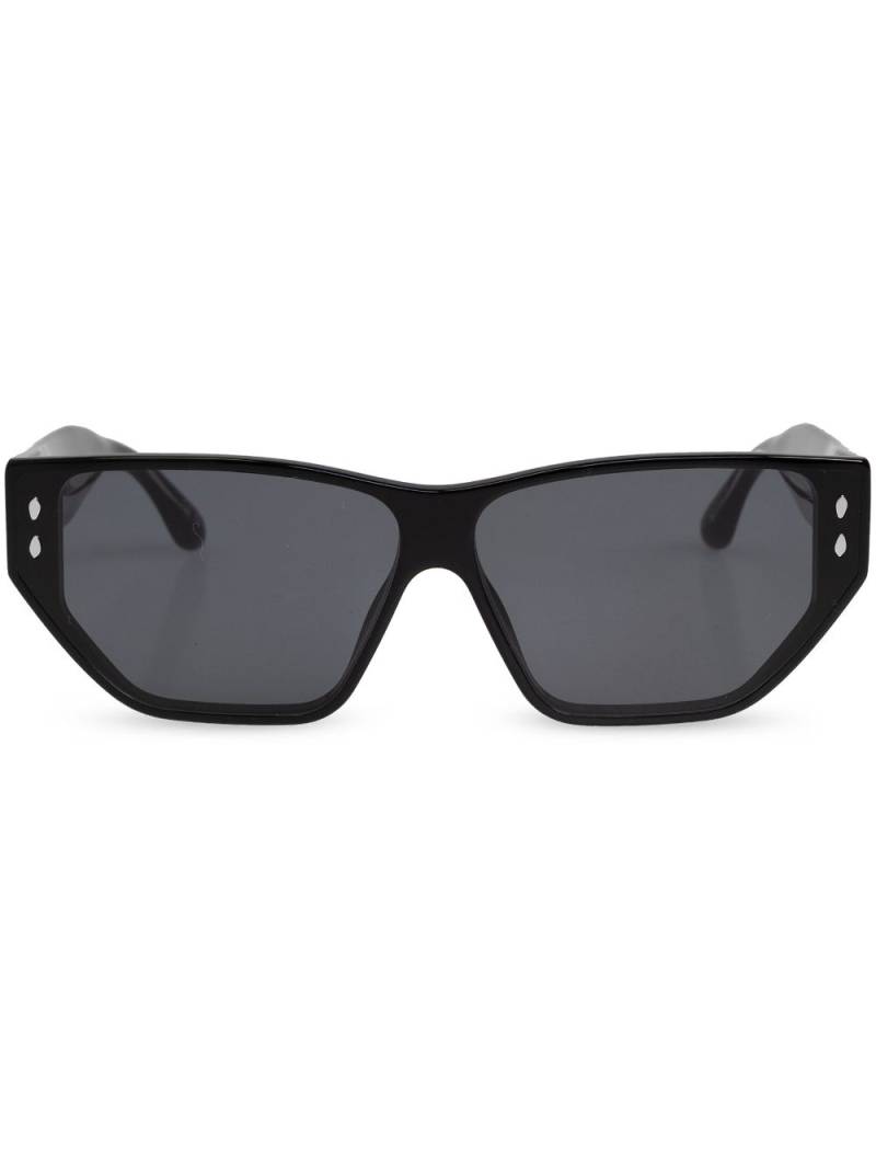 Isabel Marant Eyewear geometric-frame sunglasses - Black von Isabel Marant Eyewear