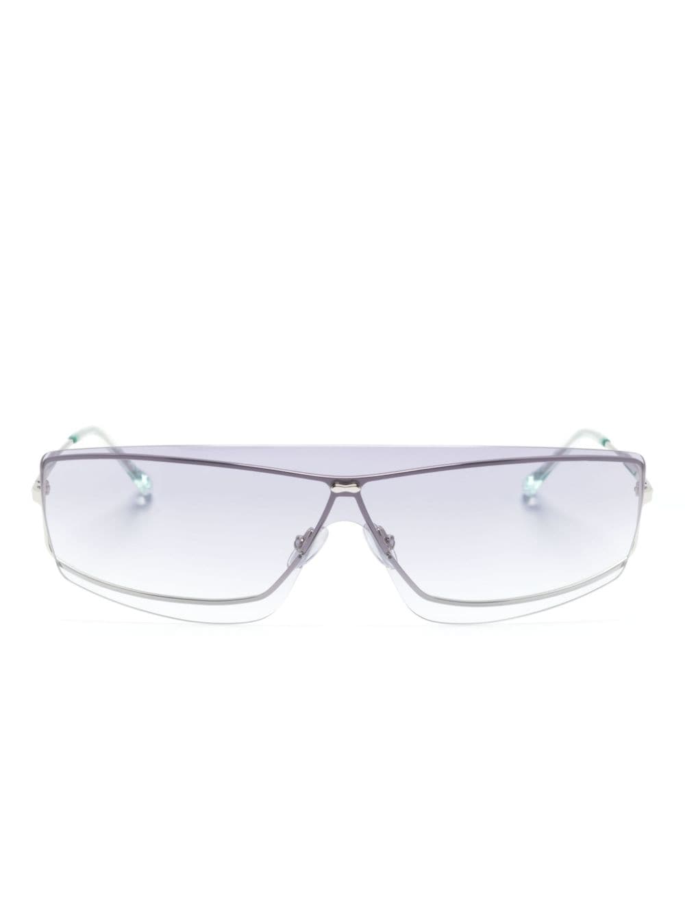 Isabel Marant Eyewear gradient-lenses shield-frame sunglasses - Silver von Isabel Marant Eyewear