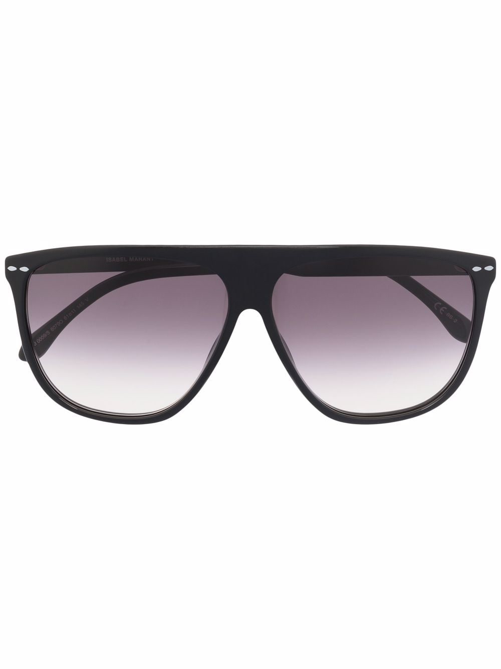 Isabel Marant Eyewear gradient oversize-frame sunglasses - Black von Isabel Marant Eyewear