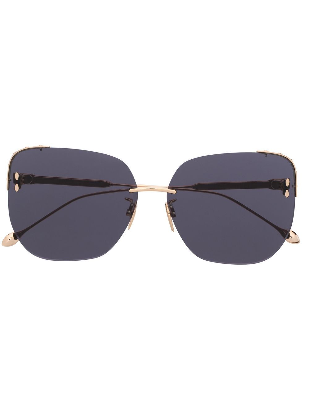 Isabel Marant Eyewear oversized-frame sunglasses - Blue von Isabel Marant Eyewear