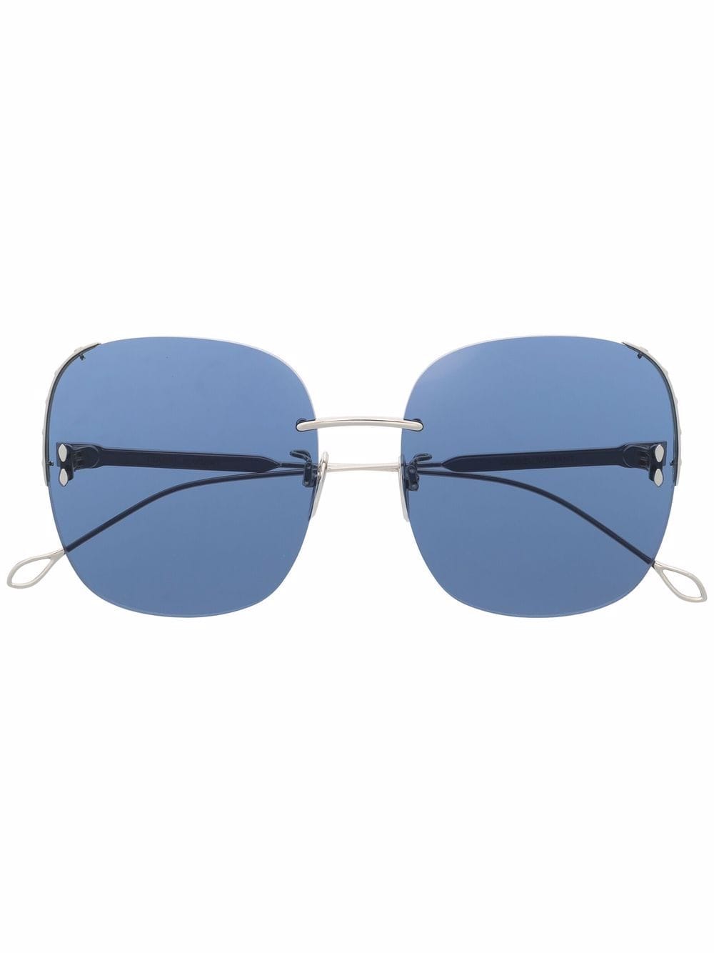 Isabel Marant Eyewear oversized frame sunglasses - Silver von Isabel Marant Eyewear
