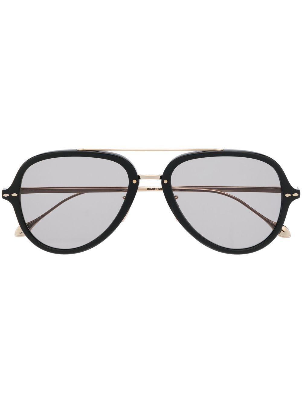 Isabel Marant Eyewear pilot round-frame sunglasses - Black von Isabel Marant Eyewear