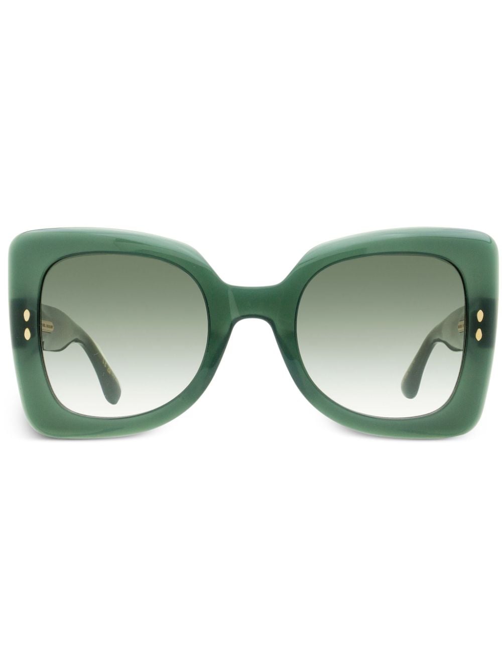 Isabel Marant Eyewear printed butterfly-frame sunglasses - Green von Isabel Marant Eyewear