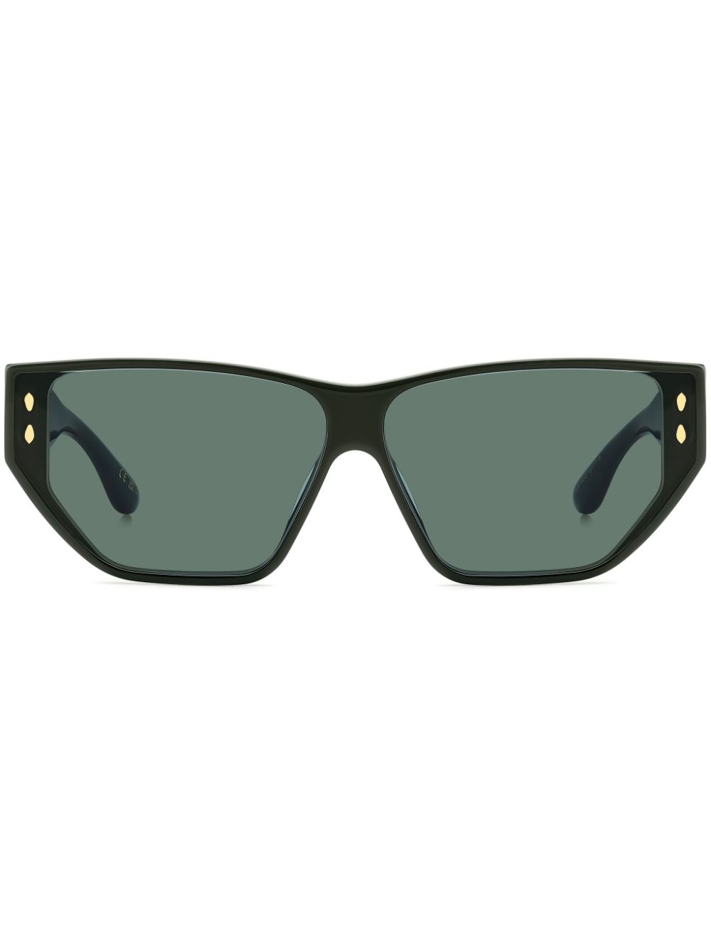 Isabel Marant Eyewear rectangular-frame sunglasses - Green von Isabel Marant Eyewear